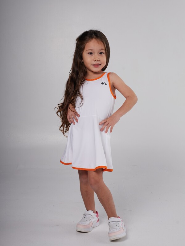 Vestido Volea para mujer en color naranja, ideal para tenis o pádel