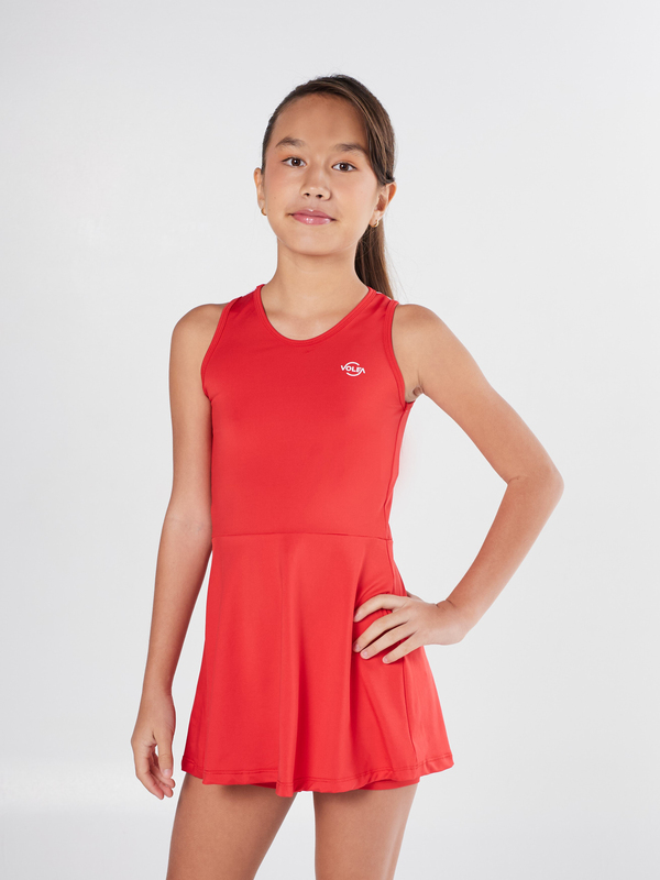 Vestido Volea para mujer en color rojo, ideal para tenis o pádel