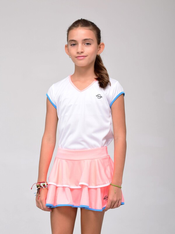 Falda Volea para mujer en color rosada