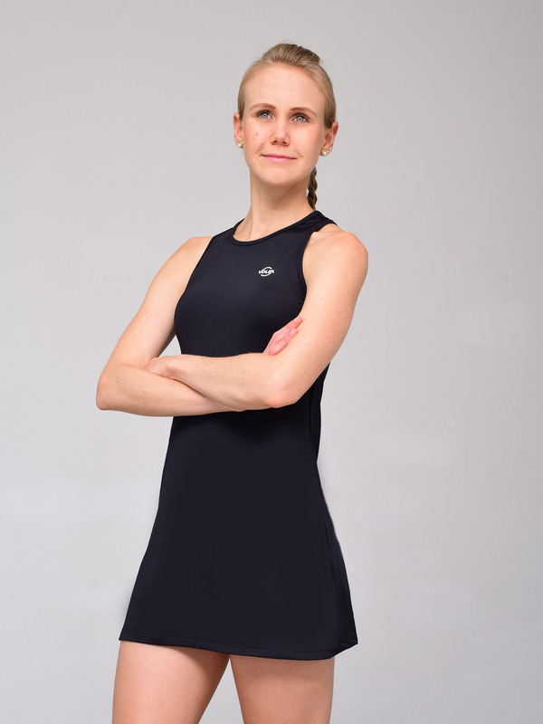 Vestido Volea para mujer en color negro, ideal para tenis o pádel