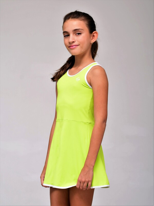 Vestido Volea para mujer en color neón, ideal para tenis o pádel