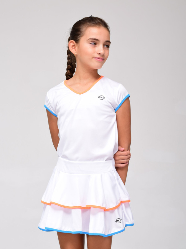 Falda Volea para mujer en color blanca