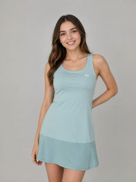 Vestido Samba Verde Boreal