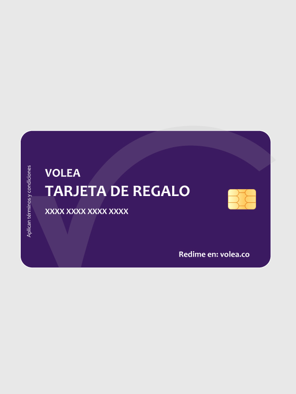 Tarjeta de regalo Volea ideal para regalar ropa deportiva femenina