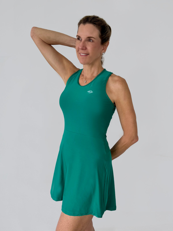 Vestido Volea para mujer en color verde, ideal para tenis o pádel